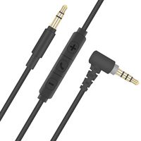Alitutumao Replacement Headphone Audio Cable Cord for Sony MDR-XB950BT MDR-1000X MDR-100ABN MDR-10R MDR-10RC MDR-10RBT MDR-1ADAC MDR-1A Wireless Headphones (Black with Mic)