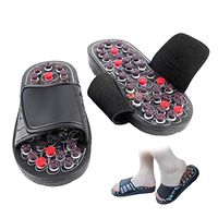 Acupoint Magnetic Therapy Spring Massage Shoes, Foot Massager Jade Acupoint Massage Slippers, Health Massage Shoes (m)