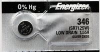 2PC Energizer 346 1.55V Silver Oxide Watch Battery - Made in Japan