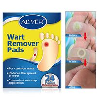 Wart Removal Pads, Corn Remover, Foot Corn Remover Plasters, Common and Plantar Warts Treatment Relief Pain Pads