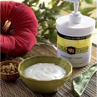 Organic Naturals Massage Cream by Lotus Touch - 100% Certified Organic Oils & Botanical Extracts - Unscented - Nourish & Hydrate Dry Skin - Superior Glide & Workability for Maximum Control (16 Ounces)