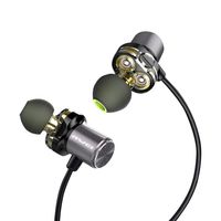 Bluetooth Headphones, AWEI Best Dual Drivers Wireless Sports Earphones, w/Mic IPX5 Waterproof HD Stereo Sweatproof in Ear Earbuds for Gym Running Workout 7 Hour Battery Noise Cancelling Headsets