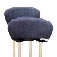 Crutch Caps Adults Underarm Crutch Pads, Dark Blue, Denim, Large