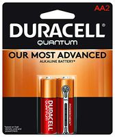 Duracell Quantum AA Alkaline Batteries - Long Lasting, All-Purpose Double A battery for Household and Business - 2 count