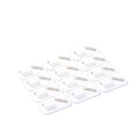 12 Pieces ZEPST Cable Clips Cable Organizer Cord Management Wire Holder System for Organizing Cable Cords Home and Office, Self Adhesive Cord Holders Desk Cable Organize (White-03)
