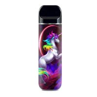 IT'S A SKIN Decal Vinyl Wrap for Smok Novo Pod System Vape Sticker Sleeve Cover/Unicorn Rainbows Space
