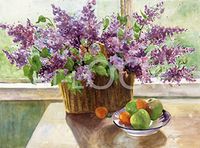 Hi-Look Microfiber Cleaning Cloth - Lilacs and Apples