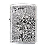 Zippo Leopard Safari Sl/Genuine Authentic/Original Packing (6 Flints Set Free Gift)