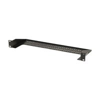 NavePoint 1U Cantilever 19 Inch Cable Lacing Shelf Cable Management 6 Inch Depth New