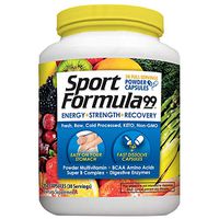 Sport Formula Daily Keto Superfood Multivitamin BCAA Amino Acid Powder Capsules for Men and Women. Won't Upset Your Stomach: Natural Vitamin B Energy Complex: Anti Aging Immune System Support