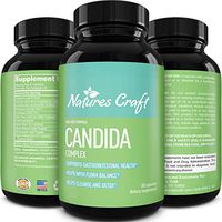 Candida Detox Cleanse Complex with Probiotics Digestive Enzymes Oregano Leaf Extract for Weight Loss Digestive Health Energy Antibacterial Antimicrobial Supplement for Women & Men (60 CAP's)