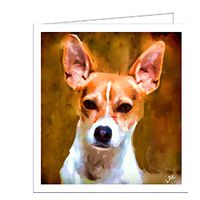 Ratatouille Rat Terrier - Set of 6 Blank Notecards by Doggylips