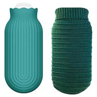 Sun Kea Microwave Heating Bottles Mini Cylinder Hot Water Bag Winter Hand Warmer with Soft Knit Cover,Hot&Cold Therapies