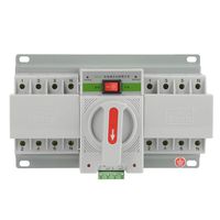 Automatic Transfer Switch 220V 63A 4P Mini Dual Power Circuit Breaker Rated Voltage 400V