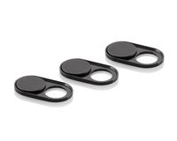 Soomz Webcam Cover, Ultra-Thin for Laptop, PC, MacBook, iPhone, iMac, iPad, Smartphone, Protect Your Privacy & Security, Sliding Cover - Black Metal - Good Grip & Strong Adhesive - Premium Quality