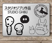 Studio Ghibli Set - Apple MacBook Laptop Vinyl Sticker Decal, Die Cut Vinyl Decal for Windows, Cars, Trucks, Tool Boxes, laptops, MacBook - virtually Any Hard, Smooth Surface