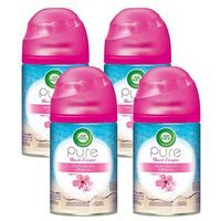 Air Wick Pure Freshmatic 4 Refills Automatic Spray, Miami Beach Hibiscus, 4ct, Air Freshener, Essential Oil, Odor Neutralization, Packaging May Vary