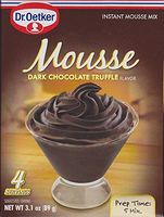 Dr Oetker, Mousse Dark Chocolate Truffle, 3.1 OZ (Pack of 3) by Dr. Oetker