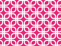 Geo Graphic Links Hot Pink 24"x417' Recycled Gift Wrap Counter Roll (1 Roll) - WRAPS-A6148H24