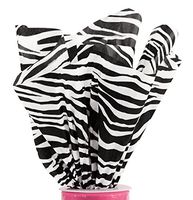 Boutique 20 x 30 inch Zebra Tissue Paper - 120 Sheets