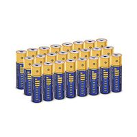 JMEXSUSS 24 Pack 2600mAh High-Capacity Alkaline AA Batteries (24 Count, AA, 2600mAh)