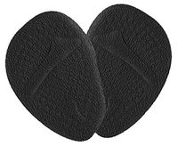 Metatarsal Pads Ball of Foot Cushions (2 Pair, Black or Nude) Shoe Inserts Lasting Pain Relief Support (Black)