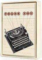 Thank You Typewriter Boxed Note Cards - Set of 10