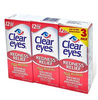 Clear Eyes Redness Relief .05oz (3 Pack)