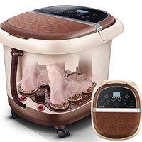 DAFREW Foot massager, Foot tub Foot massage machine Electric massage Foot bath Fully automatic heated massage
