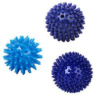 CUTICATE Pack of 3-Size Spiky Ball Massage Trigger Body Gym Muscle Physio