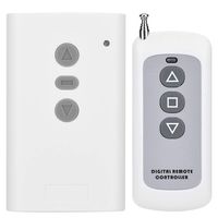 Wired Remote Control Switch Transmitter with Receiver AC 110V 2 Channel 433MHz Wireless Motor Remote Control Switch Controller Transmitter