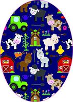 Dexcom Custom Adhesive Patches 10 Pack (Barnyard Friends)