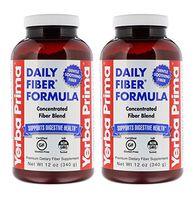 Yerba Prima Daily Fiber Powder for Digestive Support, 12 Ounce (Pack of 2)