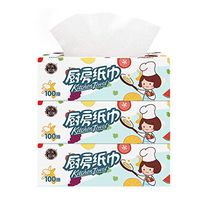 Zlolia 3-Ply Facial Tissue, Soft Facial Paper, 100 Tissues per Pack, Household Kleenex Toilet Paper, Soft Skin-Friendly Paper Towels (3 Packs)