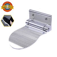 Shower Foot Rest, Leg-Shaving Shelf Fold-up Shower Foot Rest in Polished Chrome Finish, Shower Step Leg Aid for Home Hotel Bathroom Use, with Putting Nail Polish on My Toes