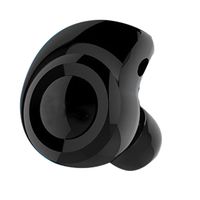 Kapel Bluetooth Earphone Mini Earbud Wireless Headset Support Hands-Free 10m Distance Calling for iPhone Samsung Xiaomi Sony Lenovo HTC LG and Most Smartphone (Black)