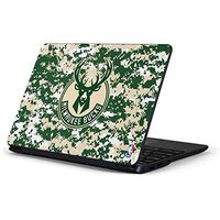 Skinit Decal Laptop Skin for Chromebook 3 11.6in 500c13-k01 - Officially Licensed NBA Milwaukee Bucks Camo Digi Design