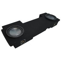 Compatible with 2002-2013 Cadillac Escalade EXT Underseat Harmony R124 Dual 12 Sub Box Enclosure