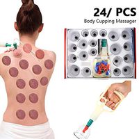 Ewinodon Cups Vacuum Cupping Medical Vacuum Cans Body Cups Cellulite Suction Cup Therapy Back Massage Relax Anti-Cellulite