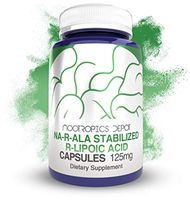 NA-R-ALA Stabilized R-Lipoic Acid 125mg Capsules (60 Count) | Supports Mitochondrial Activity | Promotes a Healthy Metabolism