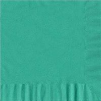 600 Teal (12 Pks of 50) 2 Ply 13" X 13" Plain Solid Color Luncheon Dinner Napkins