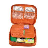 Outdoor Travel First Aid Kit Bag Home Small Medical Box Emergency Survival kit Treatment Outdoor Camping (Orange)