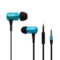 3.5mm Super Bass Stereo HiFi In-ear Headphone Headset Earphone With Mic For iPhone/Sumsung/iPad/Mobile Phone Awei ES100i Blue