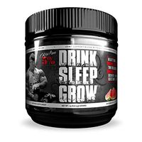 Rich Piana 5% Nutrition Drink Sleep Grow Nighttime Aminos Post Workout Muscle Building Recovery Supplement Drink with BCAAs, Joint Support Blend (Watermelon)