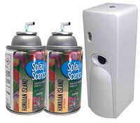 Automatic Spray Air Freshener Kit (2) Refills with (1) Dispenser - Spray Scents - Hawaiian Island