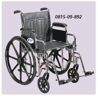 Sentra EC (Standard Dual Axle) K1 & K4 - 24"W x 18"D, Full Arms, Legrests