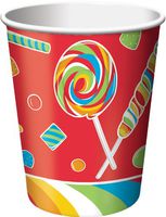 8-Count 9-Ounce Hot/Cold Beverage Cups, Sugar Buzz