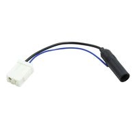 X AUTOHAUX DC 12V Car CD Radio Antenna Aerial Wire Harness Male Adapter Cable for Toyota