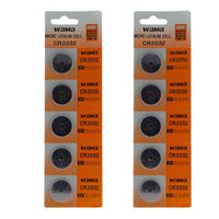 GTMax 10X CR2032 Lithium Button Cell Battery