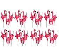 OTC - Mini Pink Flamingoes Whirly-gig twirling Wings Lawn Ornaments (4-Pack of 6)